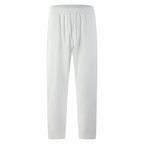 👖 Pull On & Go | Men's Waffle-Knit Drawstring Straight-Leg Pants