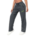 Women's Casual Athletic Pants with Zipper Pockets