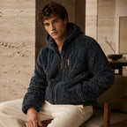 Men's Hooded Fleece Zipper Jacket
