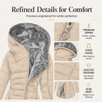 Women's Winter Insulated Hooded Coat