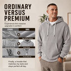 Men's Casual Half-Zip Corduroy Hoodie