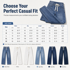 👖 LIMITED-TIME 50% OFF! ✨Women's Casual Loose Fit Wide Leg Denim Jeans