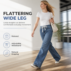 👖 LIMITED-TIME 50% OFF! ✨Women's Casual Loose Fit Wide Leg Denim Jeans