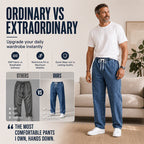 Men's Loose Straight-Leg Denim Pants