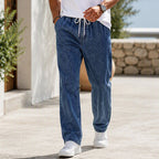 Men's Loose Straight-Leg Denim Pants