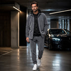 Men's Cozy Warm Shirt and Pants Lounge Set