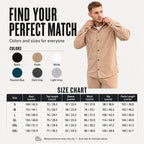 Men's Cozy Warm Shirt and Pants Lounge Set