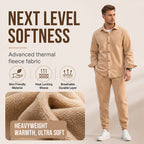 Men's Cozy Warm Shirt and Pants Lounge Set