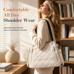 👜 More Space, Less Clutter | Women's Quilted 3-Way Shoulder Bag
