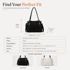 👜 More Space, Less Clutter | Women's Quilted 3-Way Shoulder Bag