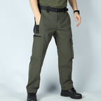Men's Solid Color Breathable Long Cargo Pants