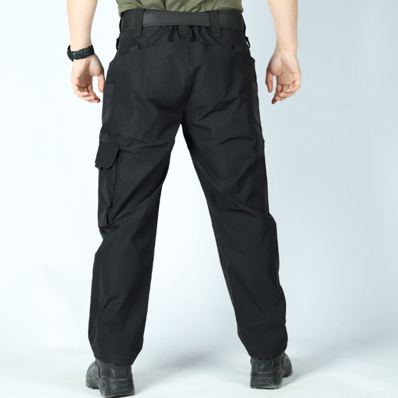 Men's Solid Color Breathable Long Cargo Pants