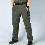 Men's Solid Color Breathable Long Cargo Pants