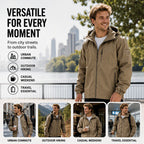 Men's Versatile Waterproof Windproof Jacket