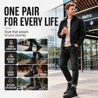 🥾 Built Tough for Everyday Wear | Men's Waterproof Genuine Leather Combat Boots