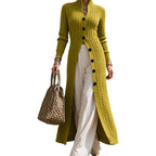 🧶 Long-Line Warmth, Flattering Texture | Women's Cable Knit Duster Cardigan ⚡ Free Shipping