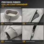 Men's Winter Fleece-Lined Padded Coat