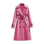 🧥 Smooth Drape, Polished Silhouette | Women's Mid-Length Trench Coat ⚡ Free Shipping