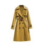 🧥 Smooth Drape, Polished Silhouette | Women's Mid-Length Trench Coat ⚡ Free Shipping