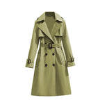 🧥 Smooth Drape, Polished Silhouette | Women's Mid-Length Trench Coat ⚡ Free Shipping
