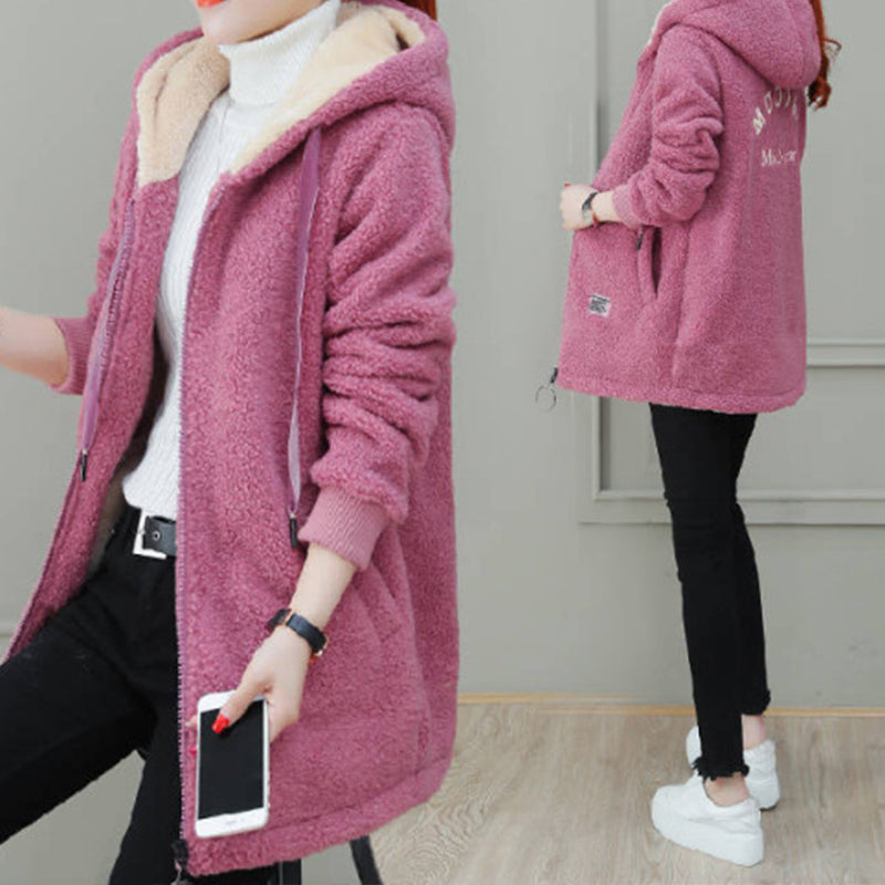 [Winter Gift] Women's Winter Warm Thick Faux Lamb Wool Coat