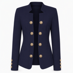 Women's Stand Collar Slim Fit Blazer