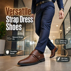 👞 Quick Strap Fit, Polished Everyday Style | Men's Versatile Dress Shoes