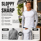 Men's Color-Block Raglan Long Sleeve T-Shirt