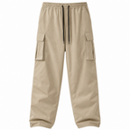 👖 Lightweight Feel, Utility Pockets | Men's Drawstring Cargo Pants