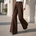 Women's Elegant Drape Wide-Leg Pants