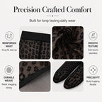 Women's Sexy Leopard Print Jacquard Pantyhose