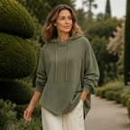 Women's Casual Denim Hoodie