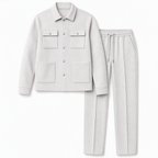 ⏰ 💖Black Friday Mega Deal – 50% off!💖✨Men's Casual Waffle Knit Jacket and Pants Set