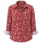 Women Elegant Casual Long Sleeve Button Up Blouse