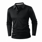 Men's Long Sleeve Collared T-Shirt