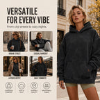 ⌛Limited-Time Offer-Unisex Casual Oversized Acid Wash Hoodie