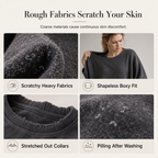 Women's Scalloped Hem Crew Neck Sweatshirt