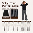 Women's Casual Crewneck Top & Printed Pants Set