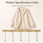 Women’s Casual Plush Hooded Jacket