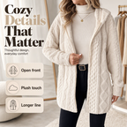 Women’s Casual Plush Hooded Jacket