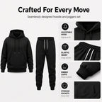 Men's Casual Hoodie & Sweatpants 2-Piece Set