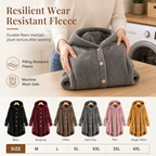 🌸Hot Sale🧥 Women's Plus Size Fleece Hooded Coat – M-4XL & Six Colors | Comfortable & Long-Lasting, Easy to Style ✨