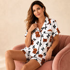 🐮 Women's Highland Cow Print 3-Piece Pajama Set ✨ – 50% OFF | Cozy Lounge & Sleepwear | Free Shipping 🚚✨