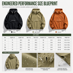 Outdoor Multi-Pocket Hooded Hiking Windbreaker Jacket