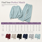 ⚡Free Shipping🌸Women's Autumn Winter Ribbed Knit Two Piece Set Casual Long Sleeve Top and Wide Leg Pants