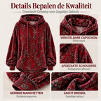 ✨ New Collection 💎 Women's Paisley-Print Hoodie with Drawstring – Comfortable Casual Sweatshirt with a Trendy Look