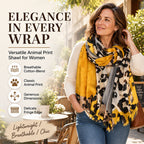 🧣 Versatile Lightweight Leopard Print Shawl Scarf 🐆✨ – 50% OFF | 30-Day Money-Back Guarantee