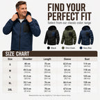 Men's Outdoor Windbreaker Jacket with Detachable Hood