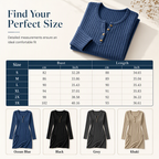 Womens Autumn Winter Solid Color Long Sleeve Slim Fit Bodycon Button Dress