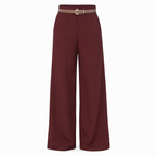 Women's Casual Wide Leg Suit Pants Autumn Winter Long Trousers